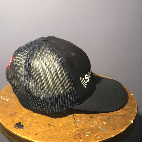 Toyota #19 SiriusXM racing SnapBack hat mesh back dark blue adjustable cap NWOT - Picture 4 of 11